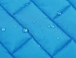 ropa impermeable para mascotas de otoño e invierno chaqueta de invierno acolchada para perros a cuadros de dos colores