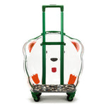 Nueva maleta trolley transparente para perros y gatos