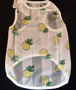 Medium and large dog mesh summer clothes