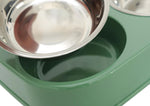 Three bowls of automatic drinking water for dogs and cats