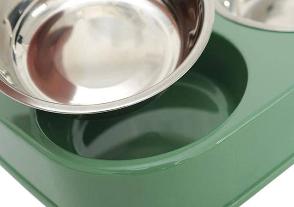 Three bowls of automatic drinking water for dogs and cats