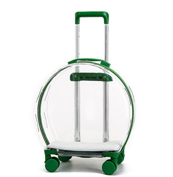 Pet trolley case out portable transparent cat and dog bag multifunctional pet backpack