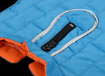 ropa impermeable para mascotas de otoño e invierno chaqueta de invierno acolchada para perros a cuadros de dos colores