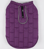 ropa impermeable para mascotas de otoño e invierno chaqueta de invierno acolchada para perros a cuadros de dos colores