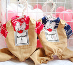 Spring and summer Pet clothes four-legged casual dog clothes