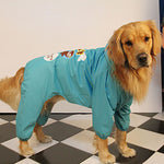 Impermeable de perro grande con capucha