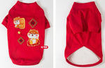 New Year Festive Festive Medium and Large Dog Pet Warm Sweatshirt