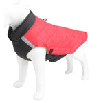 Bull dog New Winter Dog Clothes Thickened Reflective Dog Cotton Coat
