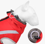 Autumn and winter new dog clothes reflective warm dog outdoor jacket