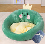 New animal shape backrest cat litter open four seasons universal cartoon dog litter autumn and winter warm pet Mattress