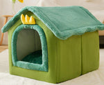 New cat litter rabbit door curtain four seasons universal kennel small and medium-sized dog closed removable and washable dog bed pet litter pad