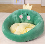 New animal shape backrest cat litter open four seasons universal cartoon dog litter autumn and winter warm pet Mattress