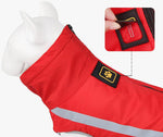 Autumn and winter new dog clothes reflective warm dog outdoor jacket