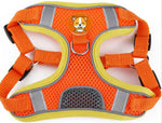Reflective breathable leash for pet chest harness