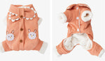 Puppy four feet autumn and winter clothes