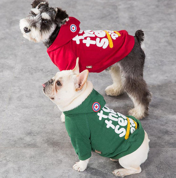 Fadouxelari pug dog sweater autumn and winter clothes