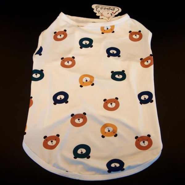 Medium and large dog mesh summer clothes
