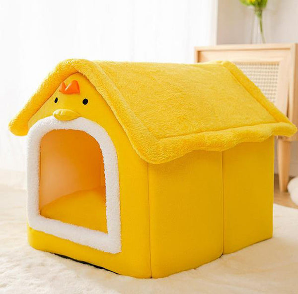 New cat litter rabbit door curtain four seasons universal kennel small and medium-sized dog closed removable and washable dog bed pet litter pad