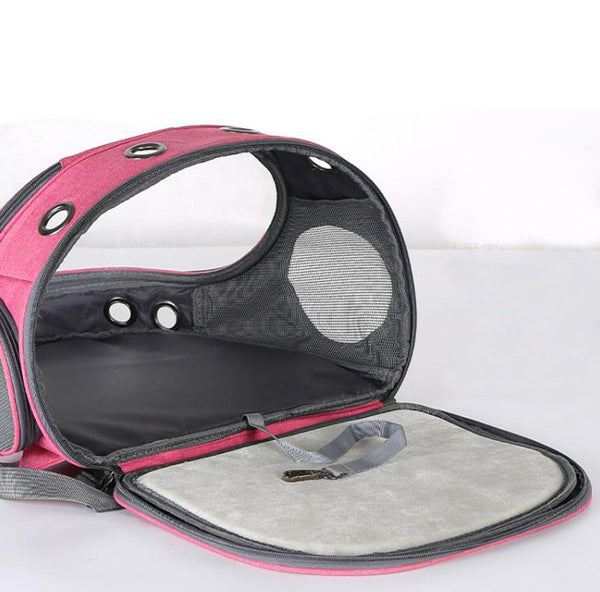 Der neue transparente Haustier-Raumrucksack für Katzen und Hunde