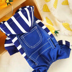 Spring and summer Pet clothes four-legged casual dog clothes
