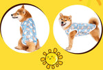 中型・大型犬用薄手の春秋ゴールデンレトリバーラブラドール芝ペットサマーシャツ