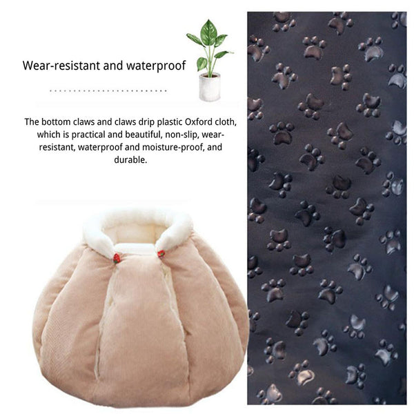  Nouveau nid pour animaux d'hiver avec du velours et une chaleur épaisse