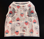 Medium and large dog mesh summer clothes