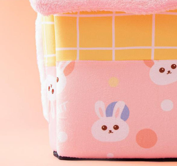 New cat litter rabbit door curtain four seasons universal kennel small and medium-sized dog closed removable and washable dog bed pet litter pad