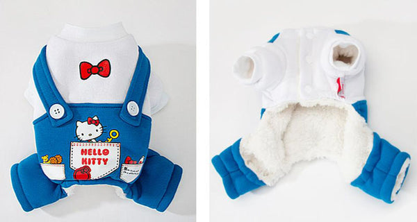 New autumn and winter warm and thick puppies pet clothes
