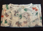 Medium and large dog mesh summer clothes