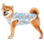 中型・大型犬用薄手の春秋ゴールデンレトリバーラブラドール芝ペットサマーシャツ