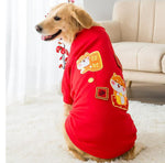 New Year Festive Festive Medium and Large Dog Pet Warm Sweatshirt