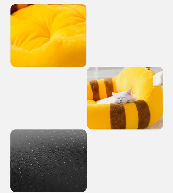 New animal shape backrest cat litter open four seasons universal cartoon dog litter autumn and winter warm pet Mattress