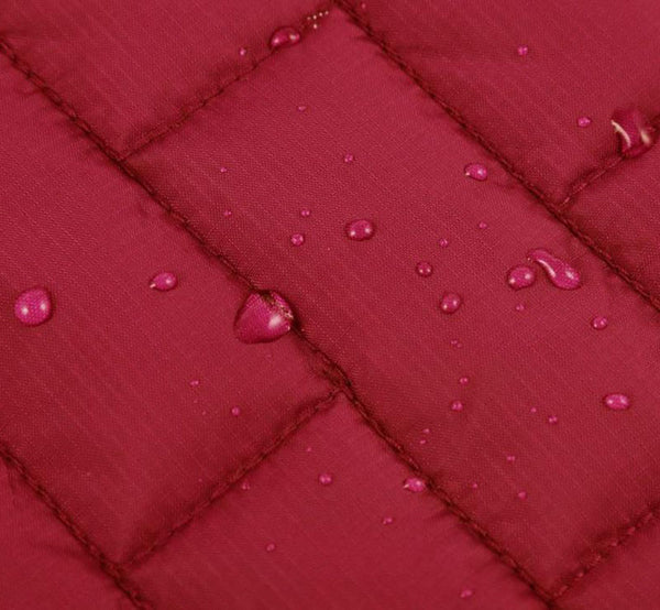 ropa impermeable para mascotas de otoño e invierno chaqueta de invierno acolchada para perros a cuadros de dos colores