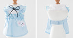 New spring and summer thin cute puppy and cat vest skirt