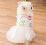 New spring and summer thin cute puppy and cat vest skirt