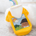New autumn and winter hooded sweater cat small dog pet clothes