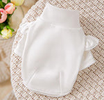Autumn and winter new puppy clothes sunflower suspenders four-legged overalls