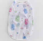 Medium and large dog mesh summer clothes