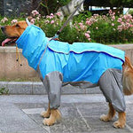 Chubasquero de cuatro pies para perro grande