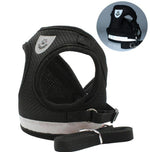 Pet Small Dog Reflective Vest Chest Strap Pet Leash