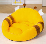 New animal shape backrest cat litter open four seasons universal cartoon dog litter autumn and winter warm pet Mattress