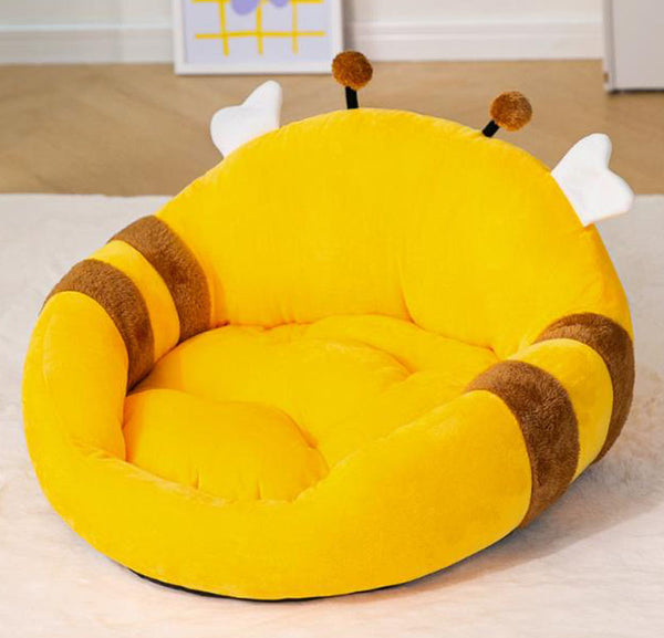 New animal shape backrest cat litter open four seasons universal cartoon dog litter autumn and winter warm pet Mattress