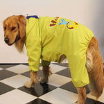 Impermeable de perro grande con capucha