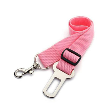 Pet car seat belt Nylon cat and dog car with adjustable length of leash