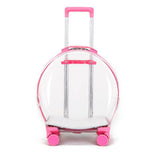 Pet trolley case out portable transparent cat and dog bag multifunctional pet backpack