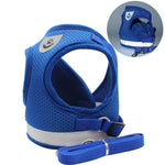 Pet Small Dog Reflective Vest Chest Strap Pet Leash