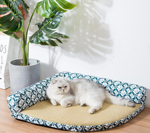夏用換気マットコーナー猫用トイレペット犬舎