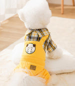 Puppy four feet autumn and winter clothes